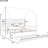White, Full Size, House Bed, Trundle, Shelf, , Playhouse - Formed Tale Play, Shelf With Rope Roofed Relaxed And Fun Filled Space, Space Saving-1108796597