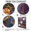 «Mauve», bleu, astrologie, collaboration cosmique, balance, astronomie, art mural-93518742-93518817