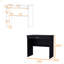 Bureau de rangement avec tiroir et tablette-1869916669