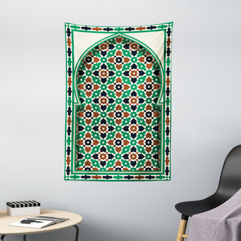 Tapisserie traditionnelle en polyester, H 60 po x l 40 po
