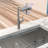 360 Pull - Down Kitchen Faucet In Brushed Nickel, 4 Spray Choices For Various Tasks, Splash Feature, Smooth Running Ceramic Cartridge, Full Installation Package, Contemporary Style Nickel Featuring-393546082