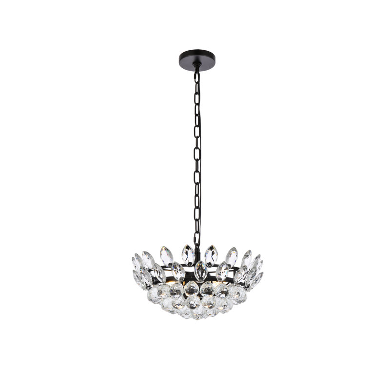 Abel 3 - Light Unique/Statement Pendant, Black, 69" H x 16" W x 16" D