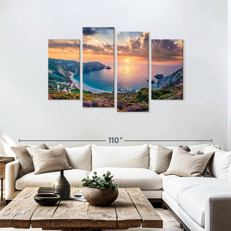 Nicci Petani Beach Sunset, 48" H x 75" W