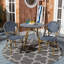 Chaise d'appoint de patio en osier / rotin Casidy-449453925