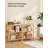 3-Tier  Bamboo Storage Shelf, Multifunctional-210102387