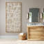 «Beige Neutral Geometric Line Abstract Art», grande impression sur toile encadrée pour chambre principale-1053897145-1053897150
