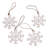 Set of 4 Snowflake Holiday Shaped Ornament