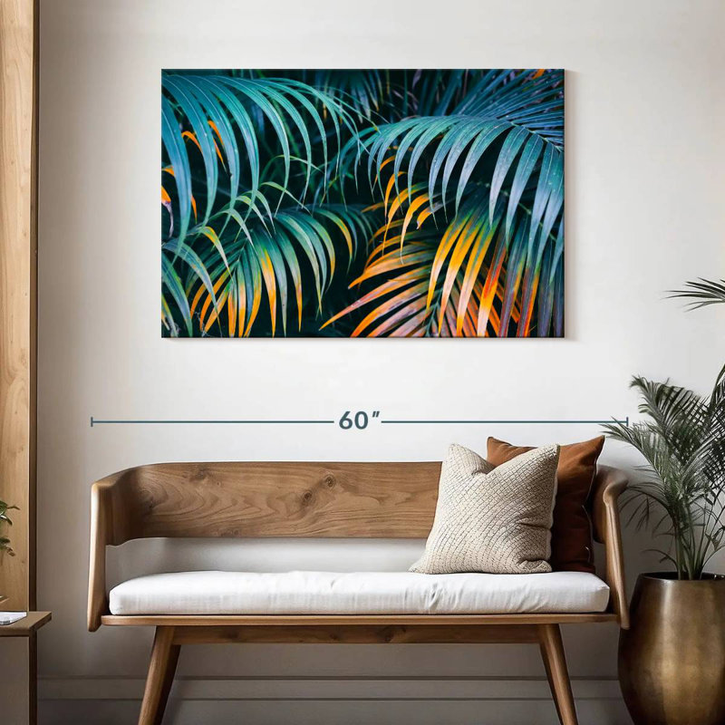 Feuilles de palmier Harnek Green Jungle