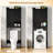 65"H Over The Toilet Storage Cabinet Bathroom Storage Organizer with Adjustable Shelf and Toilet Paper Holder-769789927