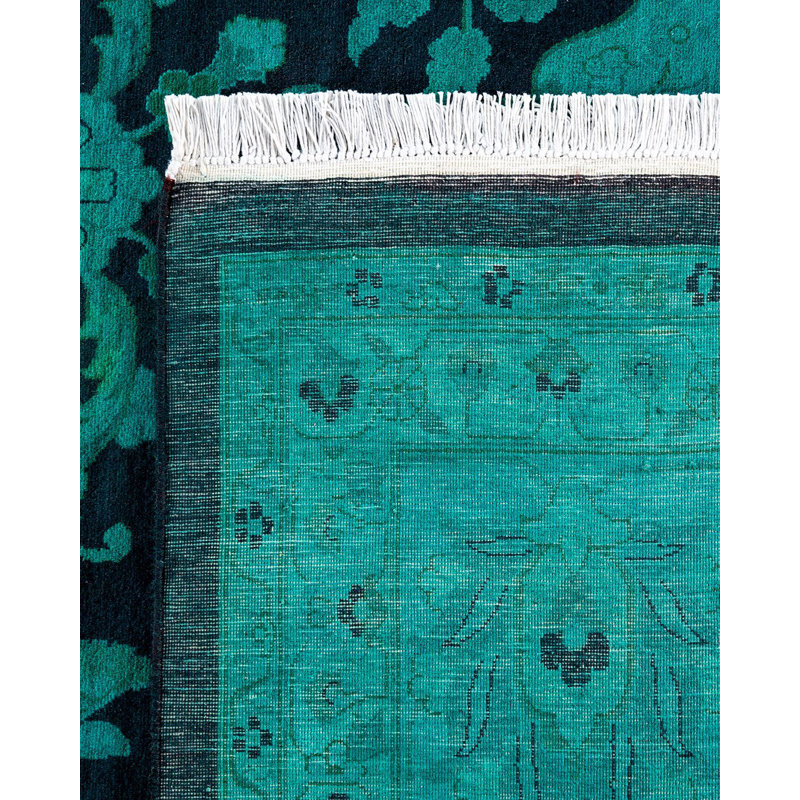 Overyed One-of-a-Kind Rectangle 9'2" X 12'5" Hand Knotted Area Rug