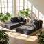 Canapé-lit convertible 3 places l 78,74 po x P 35,43 po x H 30,71 po Linso
