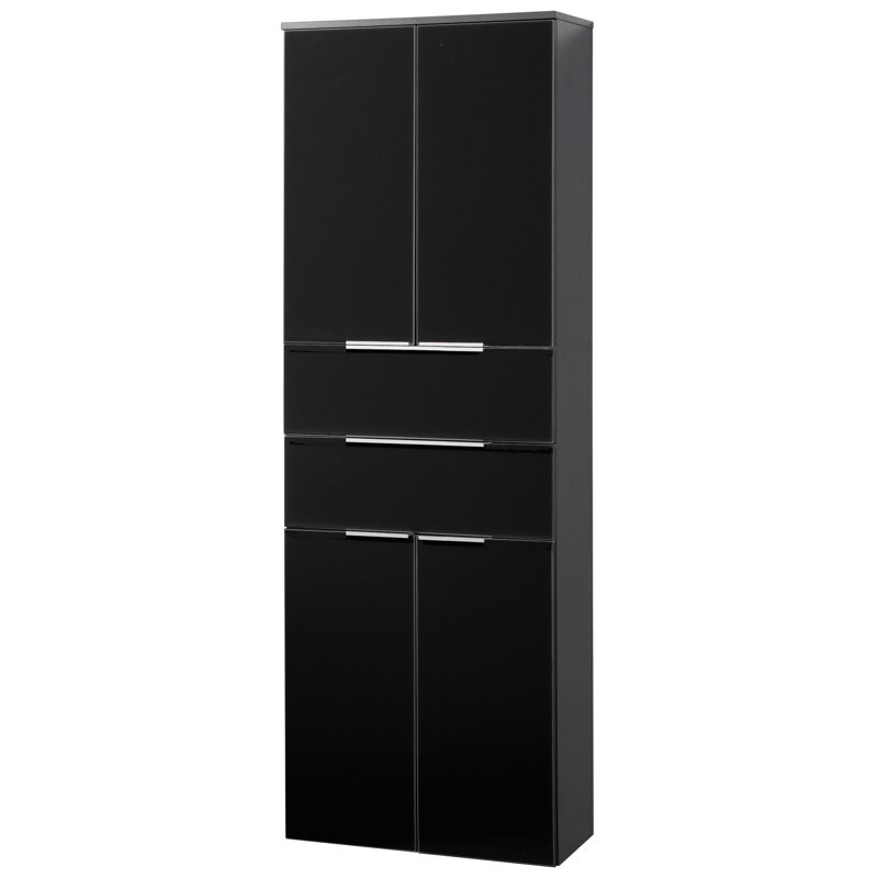 Kara Bathroom Storage, Charcoal