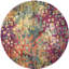 Isabea Abstract Pink/Green/Yellow Area Rug-1377233246