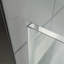 Porte de douche sans cadre l 28 po x H 72 po - Verre trempé de 3/8 po (10 mm), balançoire simple articulée, installation réversible, finition noir mat