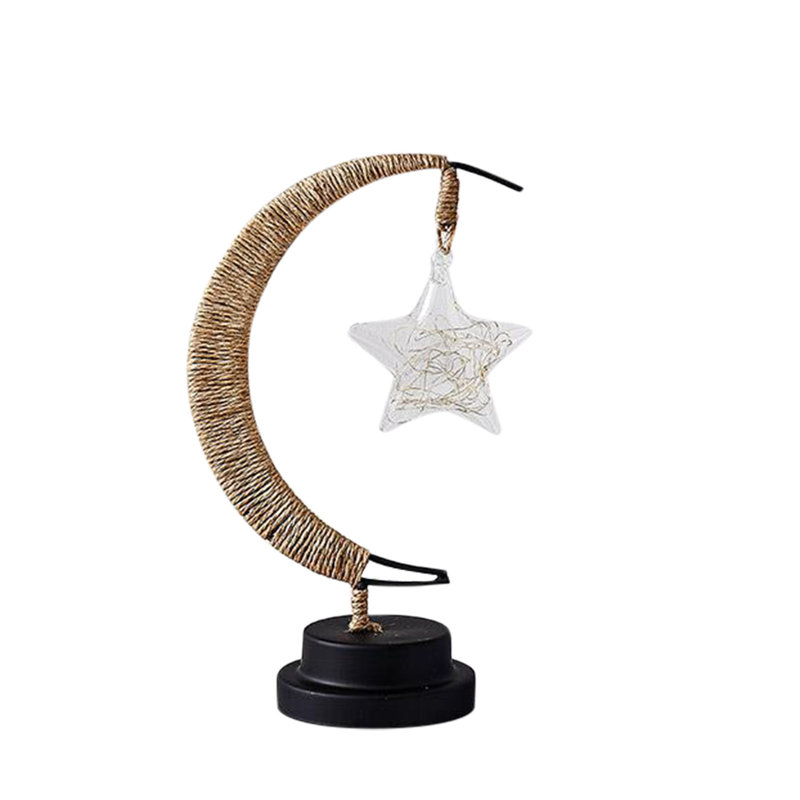 LED Decorative Star Handmade USB Wrought Iron Night