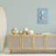 Toile «Blue Egret Reflection» par D. Rust-1317227298