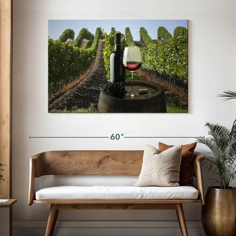 Yarlin Vineyard Wine Tasting, 32" H x 48" W