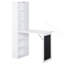 Bureau de bureau mural pliable avec tableau noir et tablette latérale pliable-129886987-129886990