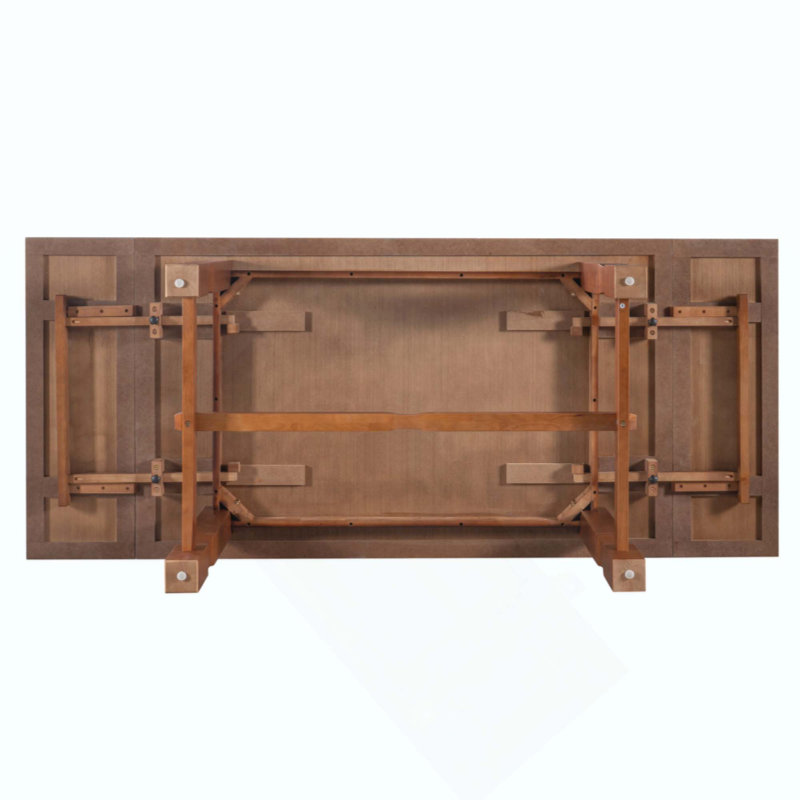 Ensemble de salle à manger 6 pièces avec banc, table extensible en bois d'hévéa avec 2 rallonges amovibles, 4 chaises rembourrées et 1 banc pour la salle à manger de cuisine