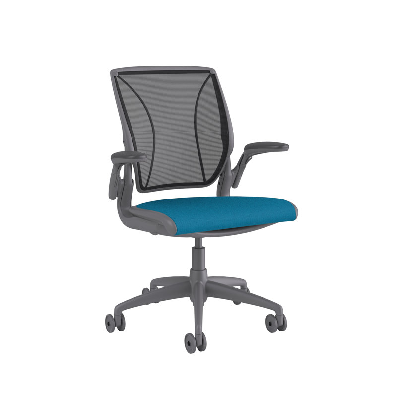Mesh Task Chair, Pinstripe/Cadmium Yellow, Dash/Platinum, Black