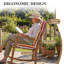 2 Pack High Back Patio Chair Cushions with Headrest, 120x52x6 cm-992599202