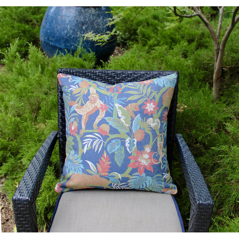 Floral Square Indoor / Outdoor Pillow Cover & Insert