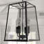 Ascencio 4 - Light Black Lantern Pendant