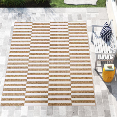 Robinson Taupe Ivory Outdoor Rug
