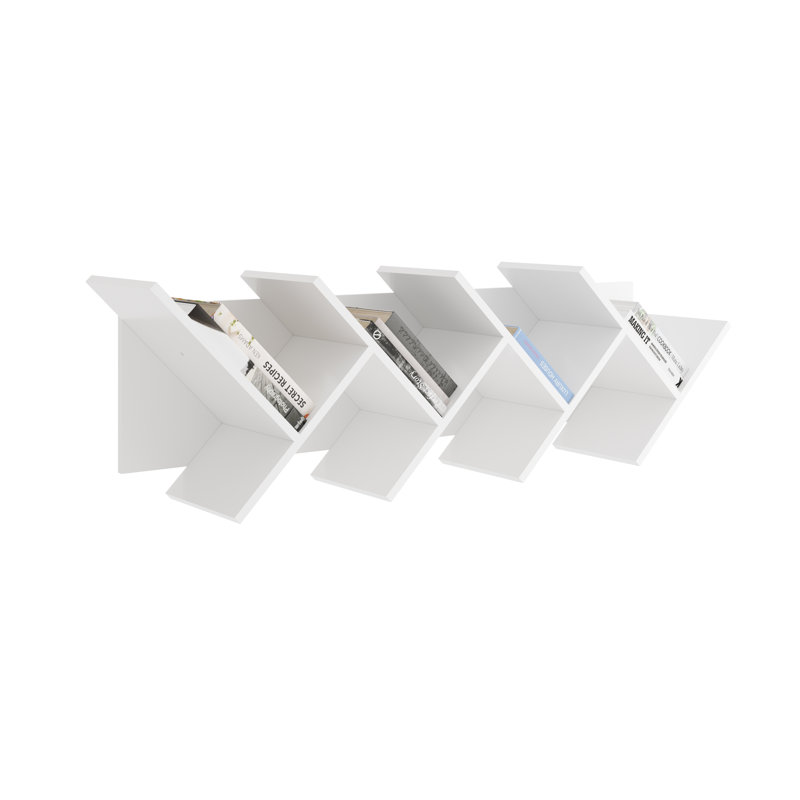 Kuttner 4 Piece Floating Shelf, White