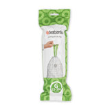 Brabantia PerfectFit Trash Bags, Code G, 6-8 Gallon 23-30L, 120 Trash Bags  