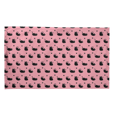 Torchon à motif de chat
