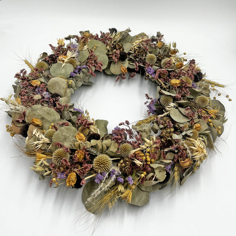 20" Preserved Spring Eucalyptus Mix Wreath
