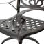 Tabouret pivotant en fonte d'aluminium