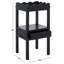 Table d'appoint 1 tiroir avec bords festonnés-211611576