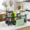 Stainless Steel Kitchen Sink Caddy Organizer With Rotating Nozzle, Removable Drip Tray, And Multi-Compartment Storage For Sponge, Brush, And Soap Dispenser