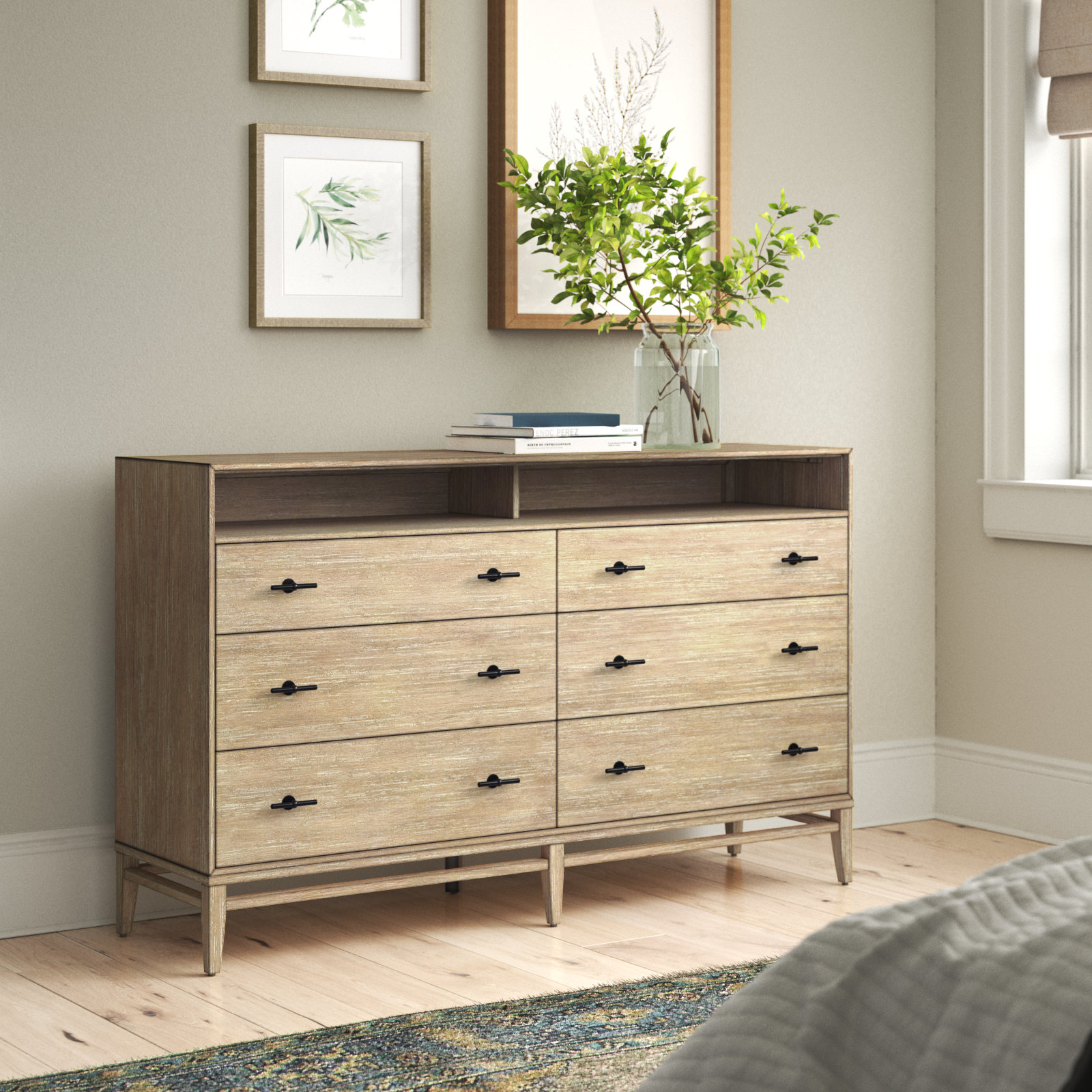 Katheryn 6 - Drawer Double Dresser