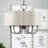 7 - Light Dimmable Geometric Chandelier-487824195