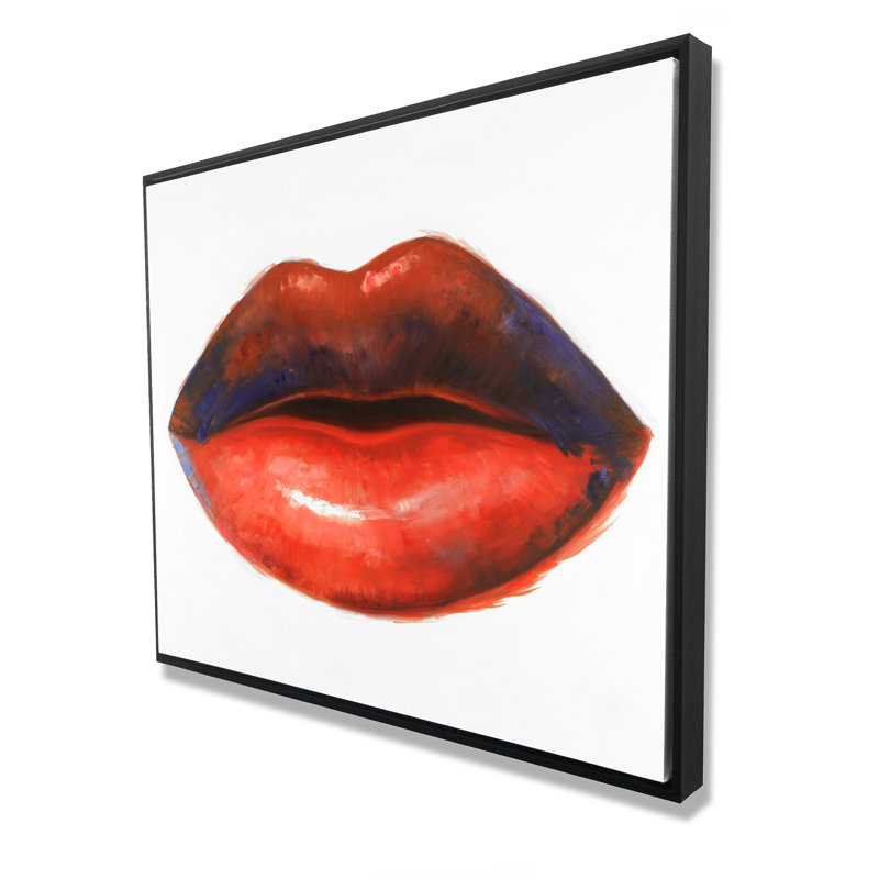 Toile figurative rouge pour chambre à coucher rouge - Chic Home Decor