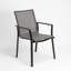 Chaise de patio empilable en aluminium-83112518