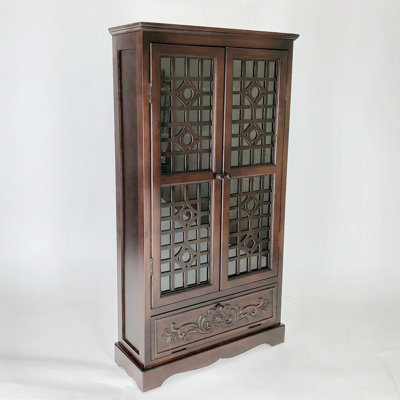 Armoire d'appoint multimédia 2 portes Yosemite