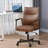 Modern Faux Leather Swivel Rocking Adjustable Height Office Chair