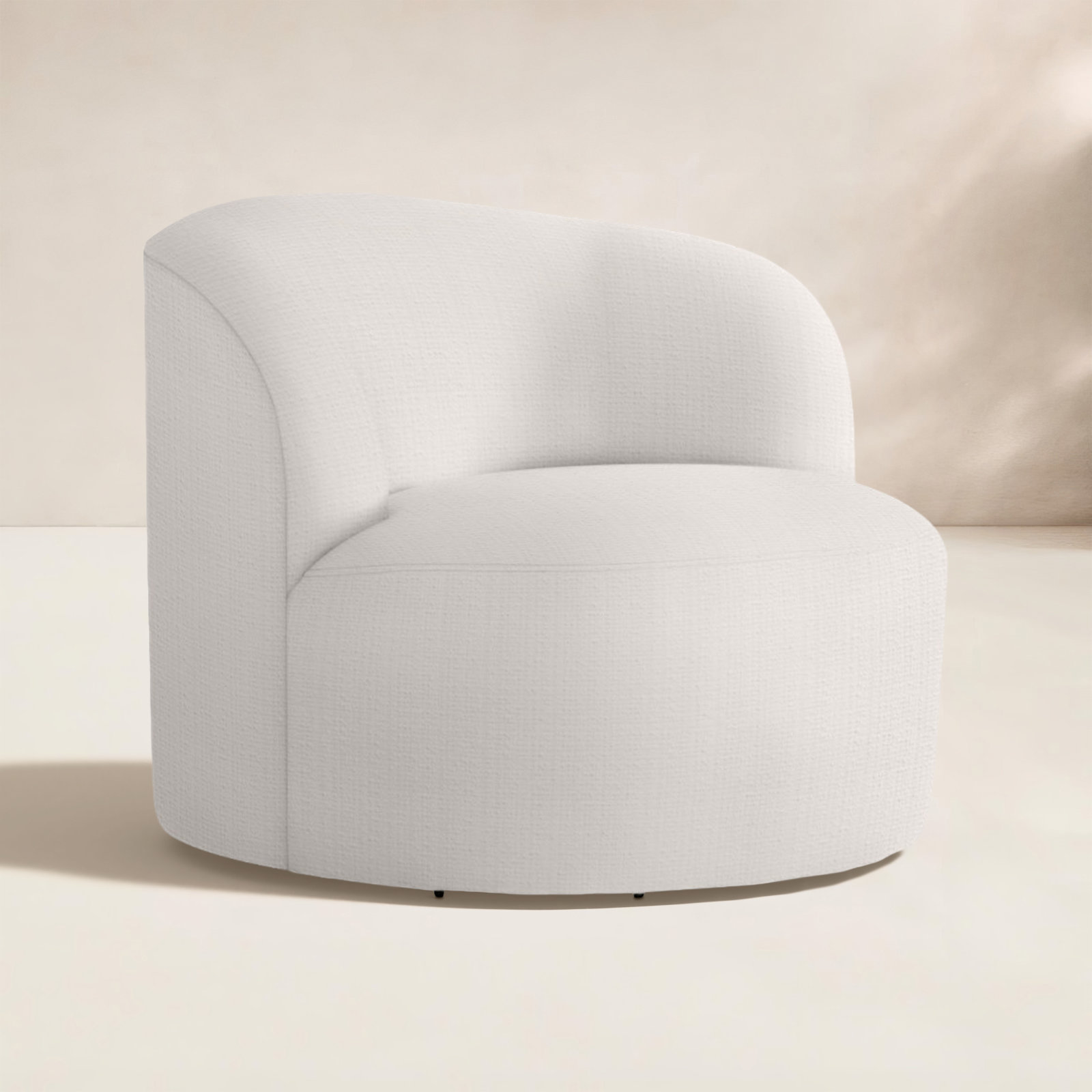 Mulia Sunbrella® Swivel Patio Lounge Chair, White Sunbrella 6063-000