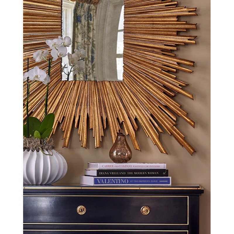 Italian Wall Mirror, Gold