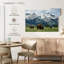 Grand Teton American Buffalo Herd sur toile-445041066