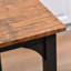 Ensemble de table de bar à hauteur de comptoir pour 4, ensemble de table de cuisine carrée et chaises avec repose-pieds, pieds en métal, ensemble de table de salle à manger pour 4