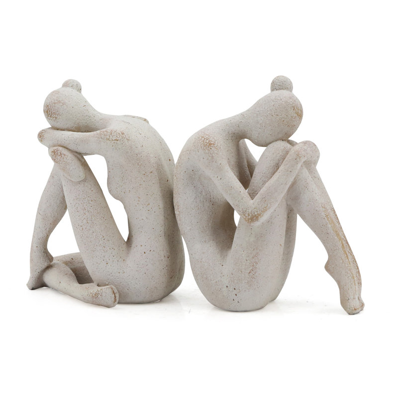 Abstract Ladies Bookends, Set Of 2