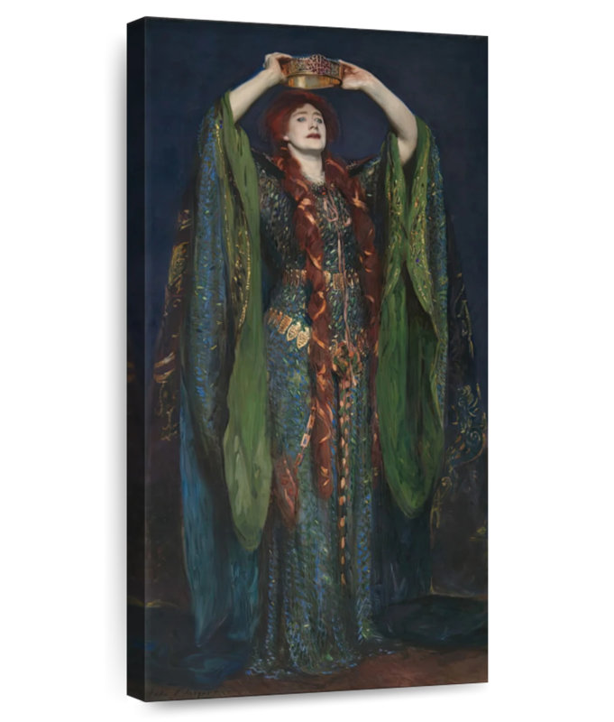 Ellen Terry en tant que Lady Macbeth, H 54 po x l 27 po