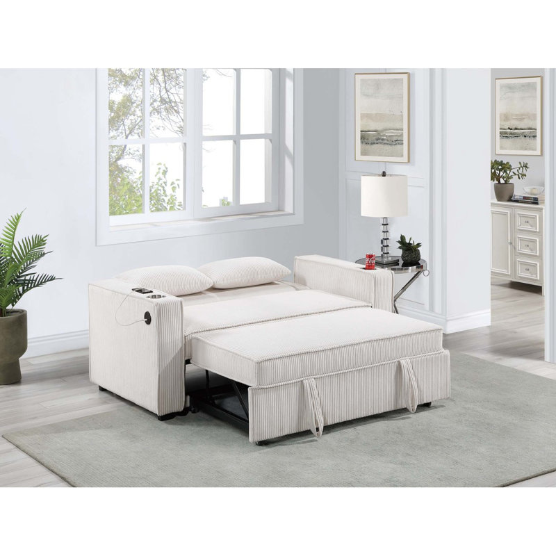 Canapé convertible 1 pièce Corduroy