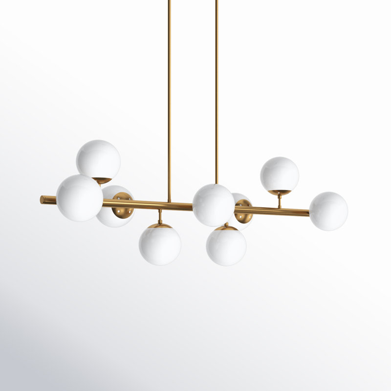 9 - Light Gold Kitchen Island Pendant