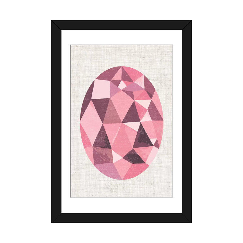 « bijou iv », reproduction d’impression sur toile tendue, H 32 po x l 24 po x P 1 po, Papier d'art encadré noir, Blanc